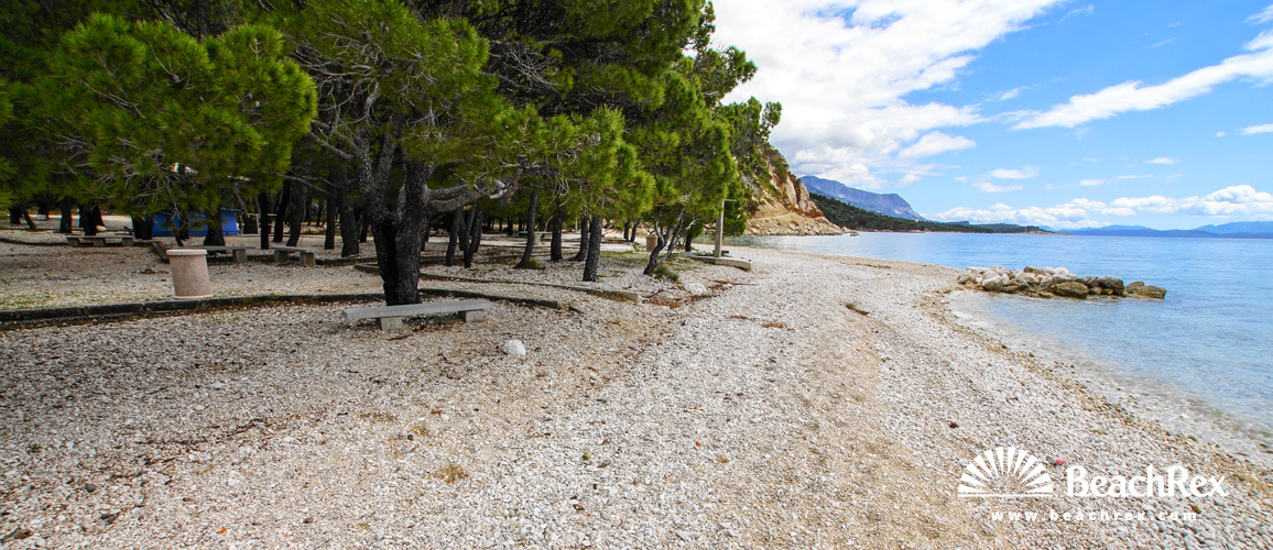 Croatia - Dalmatia  Split -  Krvavica - Beach Krvavica
