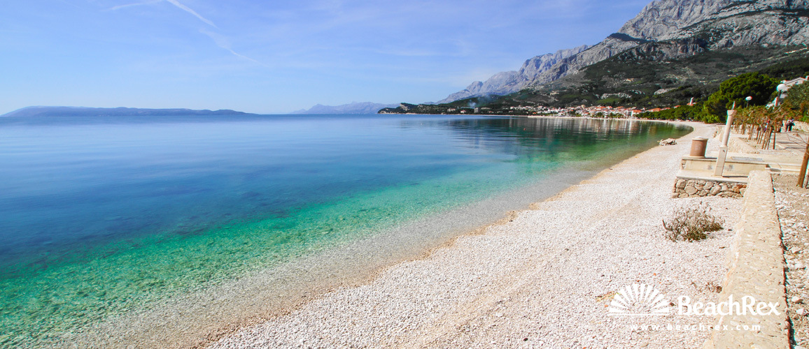 Croatia - Dalmatia  Split -  Tučepi - Beach Kraj