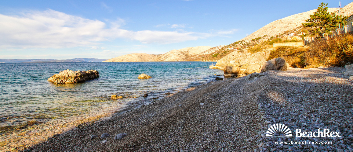 Hrvatska - Kvarner - Otok Krk -  Stara Baška - Plaža Stara Baška