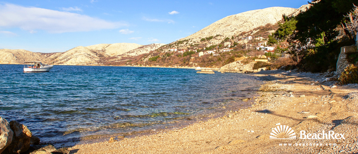 Hrvatska - Kvarner - Otok Krk -  Stara Baška - Plaža Stara Baška