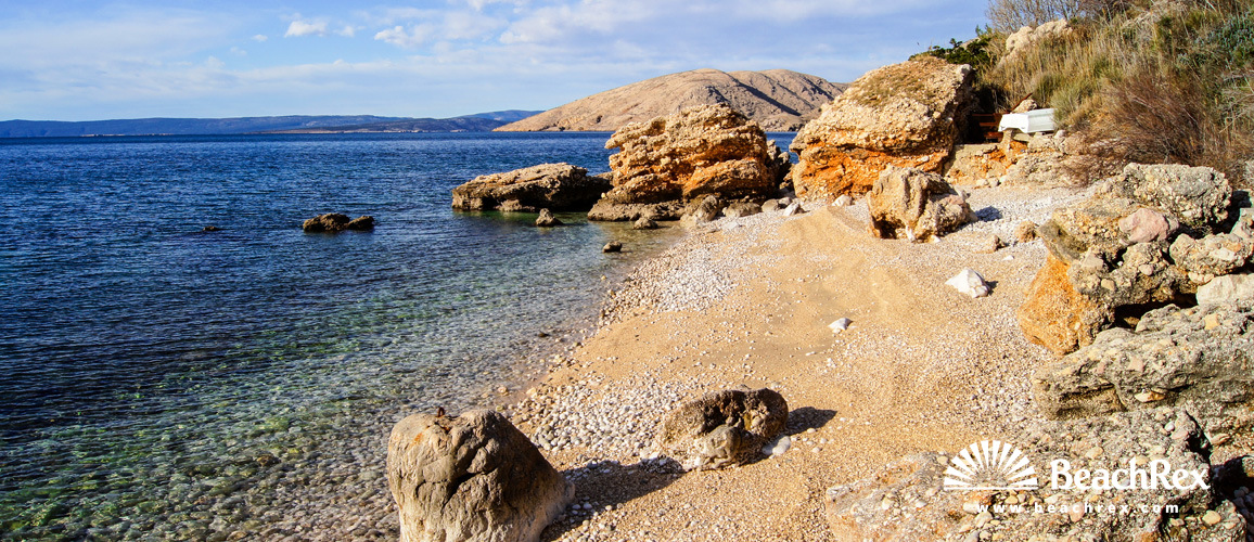 Croatia - Kvarner - Island Krk -  Stara Baška - Beach Barčica