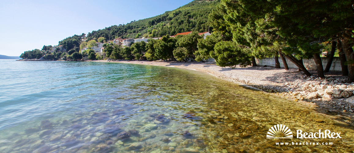 Croatia - Dalmatia  Split -  Drvenik - Beach Gornja Vala