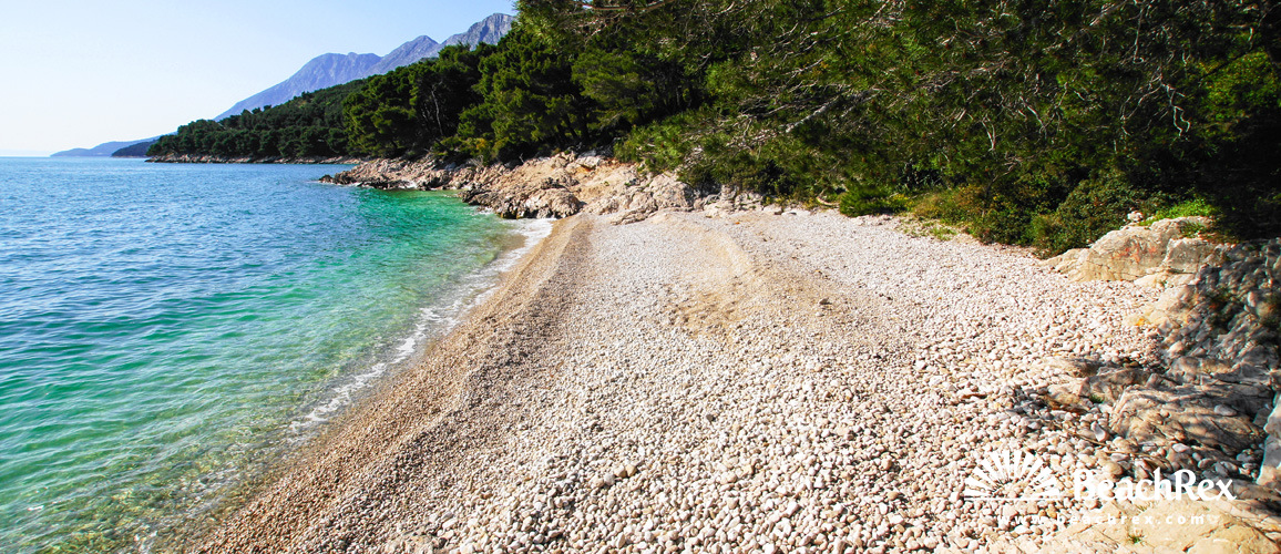 Croatia - Dalmatia  Split -  Zaostrog - Beach Lučica