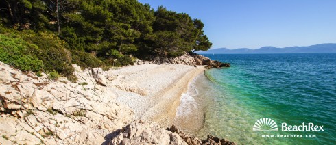 Croatia - Dalmatia  Split -  Zaostrog - Beach Lučica