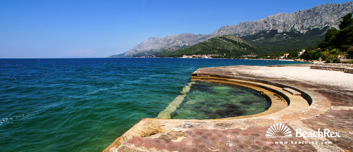 Croatia - Dalmatia  Split -  Zaostrog - Beach Zaostrog