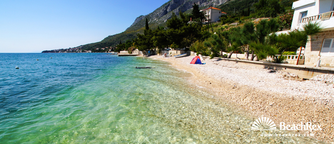 Croatia - Dalmatia  Split -  Brist - Beach Biserka