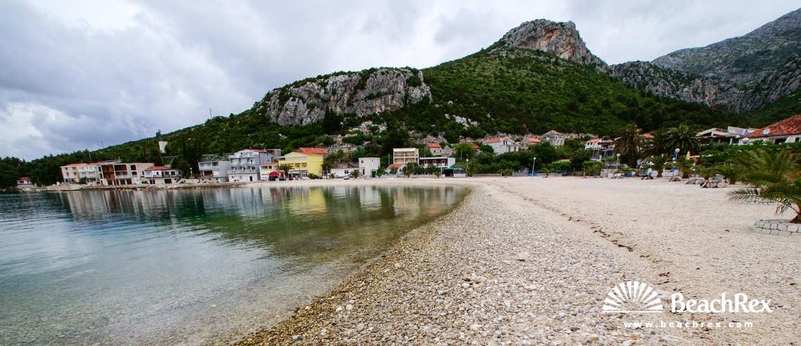 Croatie - Dalmatie  Dubrovnik -  Klek - Plage Klek