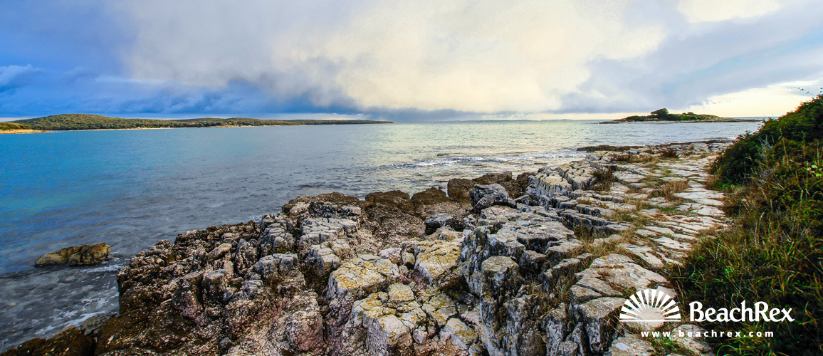 Hrvaška - Istra -  Rovinj - Plaža Pisulj
