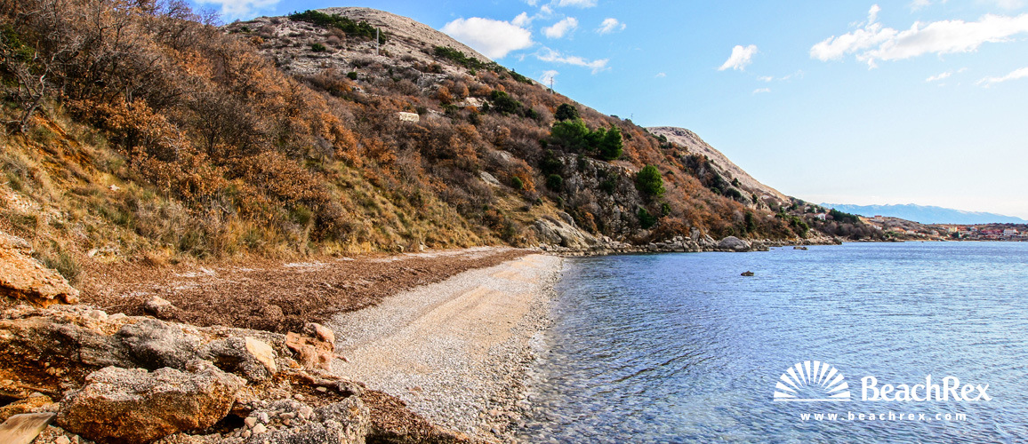 Croatia - Kvarner - Island Krk -  Stara Baška - Beach Škrila