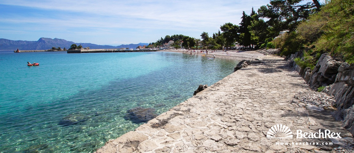 Croatia - Dalmatia  Dubrovnik -  Trpanj - Beach Pozora
