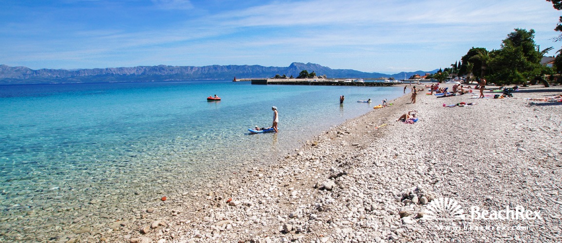 Croatia - Dalmatia  Dubrovnik -  Trpanj - Beach Pozora