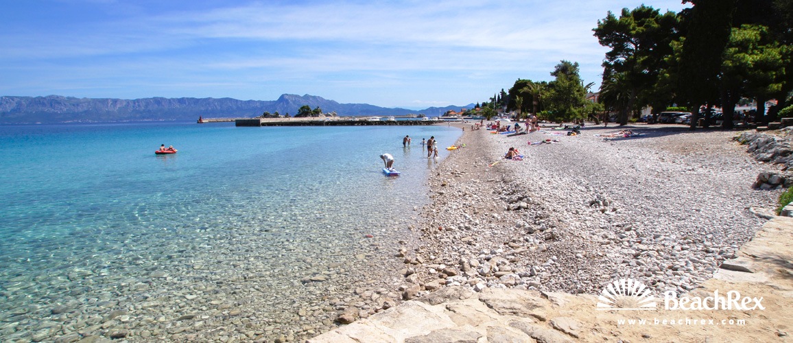 Croatia - Dalmatia  Dubrovnik -  Trpanj - Beach Pozora