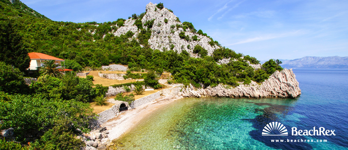 Croatia - Dalmatia  Dubrovnik -  Trpanj - Beach Belečica