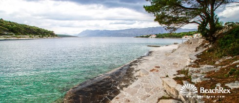 Hrvatska - Dalmacija  Split - Otok Brač -  Povlja - Plaža Ratac