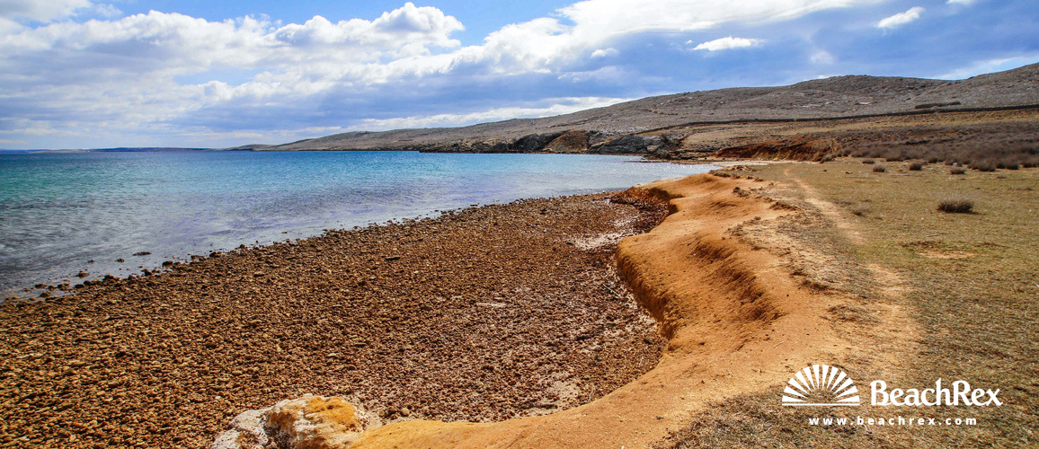Kroatien - Dalmatien  Zadar - Insel Pag -  Povljana - Strand Stara Povljana