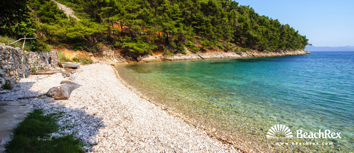 Hrvatska - Dalmacija  Split - Otok Hvar -  Bogomolje - Plaža Mali Pelinovik