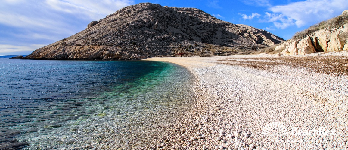 Kroatien - Kvarner - Insel Krk -  Stara Baška - Strand Oprna