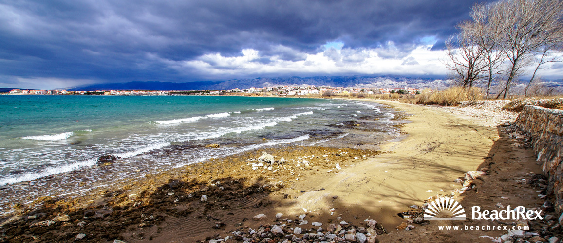 Hrvatska - Dalmacija  Zadar - Otok Pag -  Povljana - Plaža Livade i Obatnice