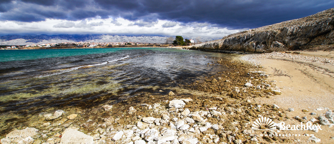 Hrvatska - Dalmacija  Zadar - Otok Pag -  Povljana - Plaža Livade i Obatnice