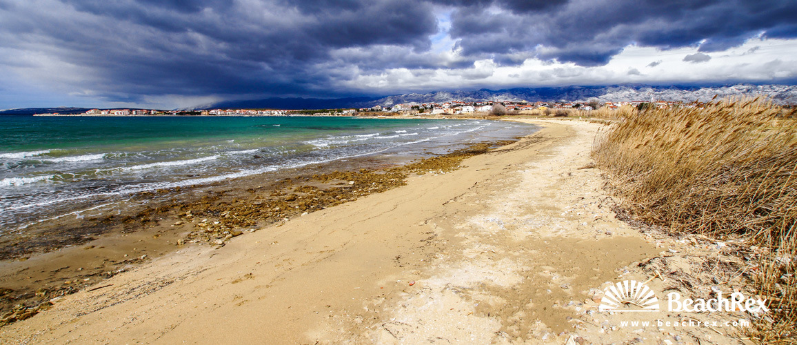 Hrvatska - Dalmacija  Zadar - Otok Pag -  Povljana - Plaža Livade i Obatnice