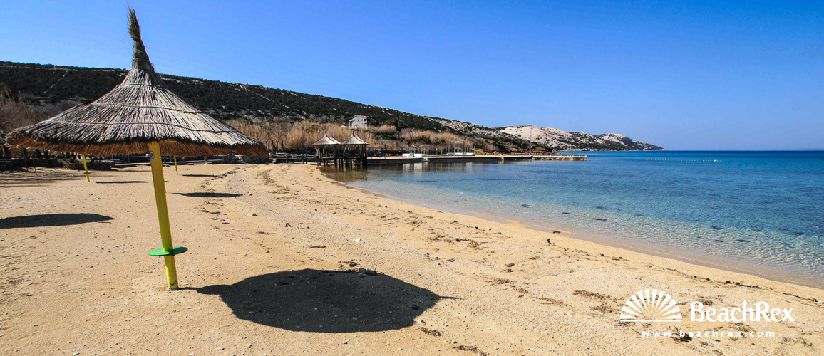 Hrvatska - Lika - Otok Pag -  Stara Novalja - Plaža Planjka