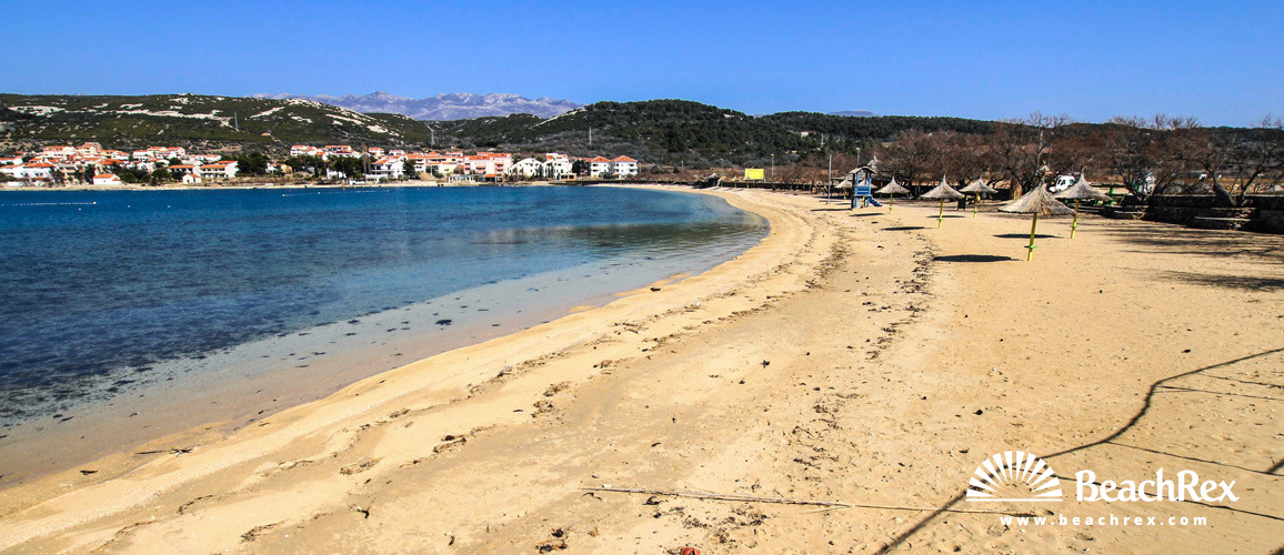 Hrvatska - Lika - Otok Pag -  Stara Novalja - Plaža Planjka