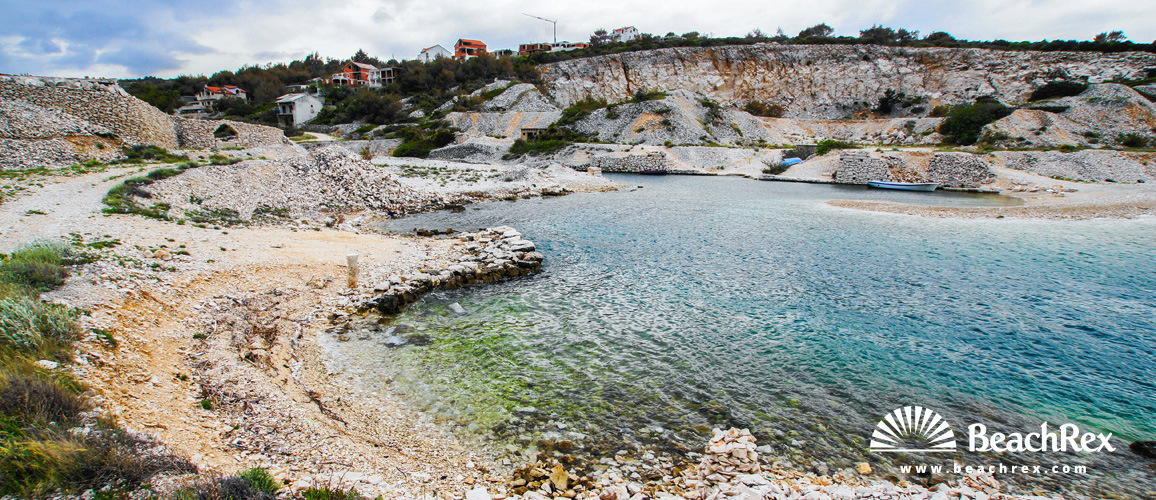 Croatie - Dalmatie  Split - Ile Brač -  Povlja - Plage Tičja luka