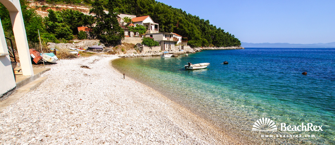 Croatia - Dalmatia  Split - Island Hvar -  Bogomolje - Beach Pelinovik