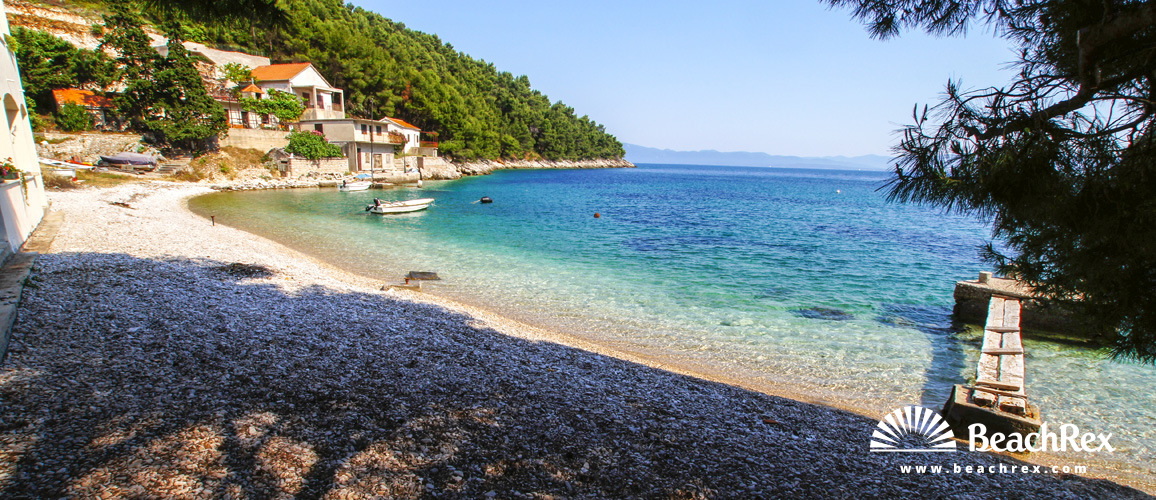 Croatia - Dalmatia  Split - Island Hvar -  Bogomolje - Beach Pelinovik