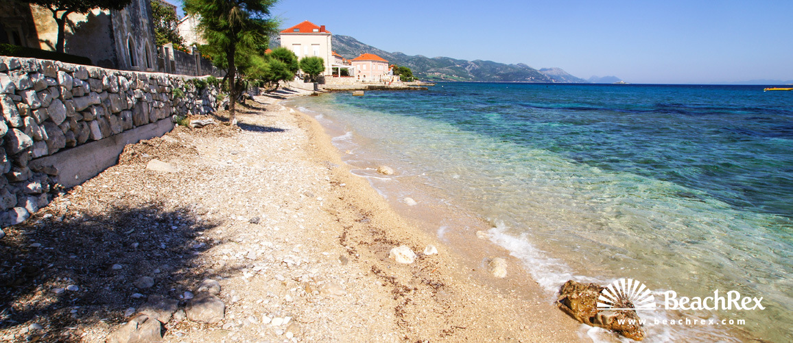 Croatia - Dalmatia  Dubrovnik -  Orebić - Beach Mimbelli