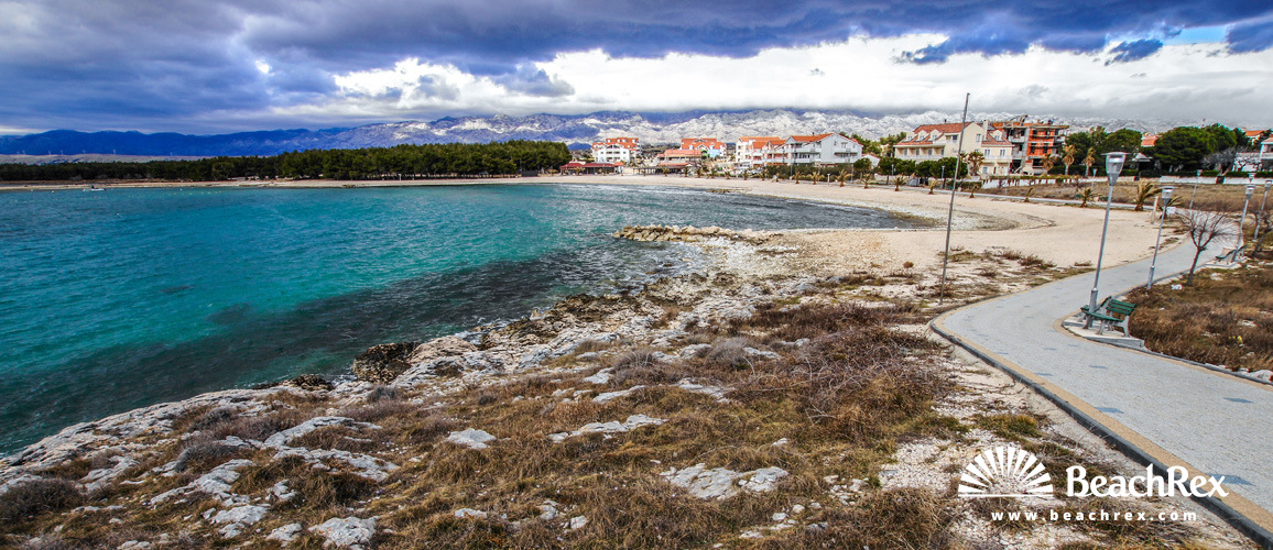 Croatia - Dalmatia  Zadar - Island Pag -  Povljana - Beach Dubrovnik