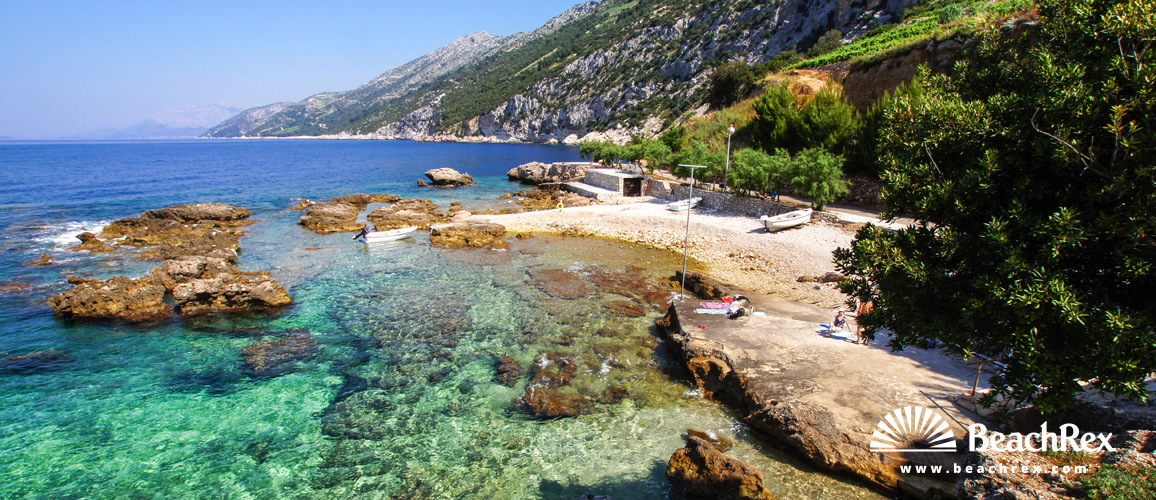 Croatia - Dalmatia  Dubrovnik -  Potomje - Beach Dingač