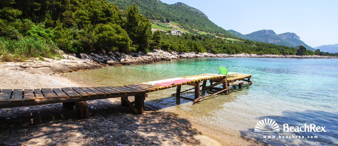 Croatia - Dalmatia  Dubrovnik -  Trstenik - Beach Škamp