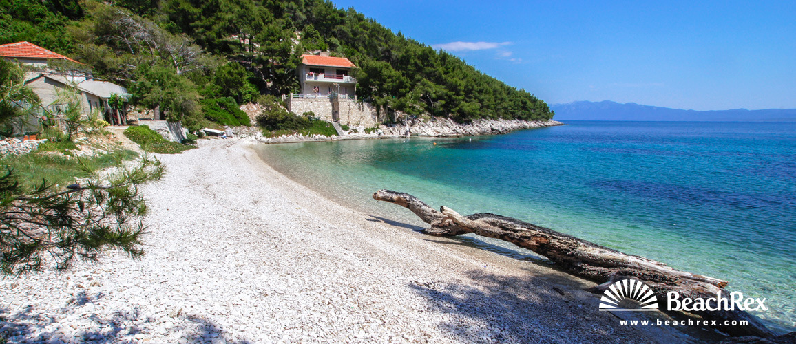 Hrvatska - Dalmacija  Split - Otok Hvar -  Bogomolje - Plaža Kozja