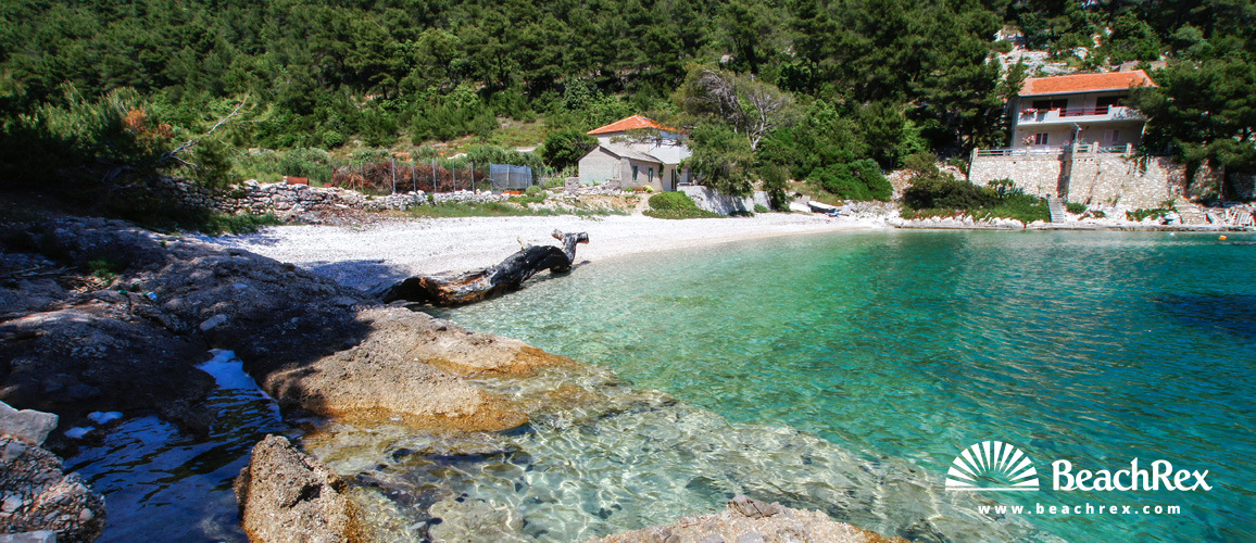 Hrvatska - Dalmacija  Split - Otok Hvar -  Bogomolje - Plaža Kozja