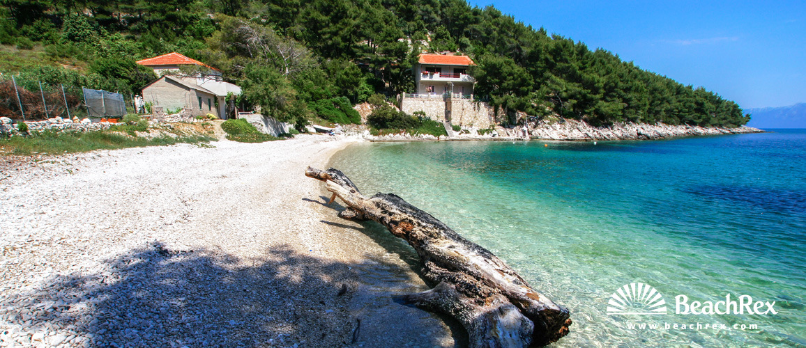 Hrvatska - Dalmacija  Split - Otok Hvar -  Bogomolje - Plaža Kozja