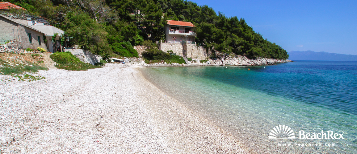 Hrvatska - Dalmacija  Split - Otok Hvar -  Bogomolje - Plaža Kozja