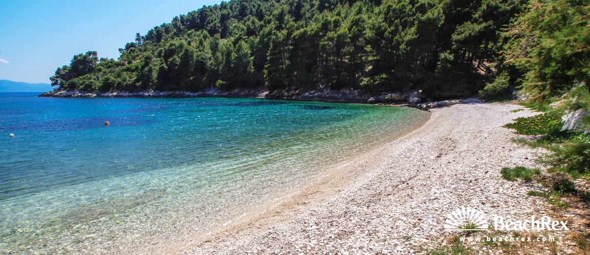 Hrvatska - Dalmacija  Split - Otok Hvar -  Bogomolje - Plaža Kozja