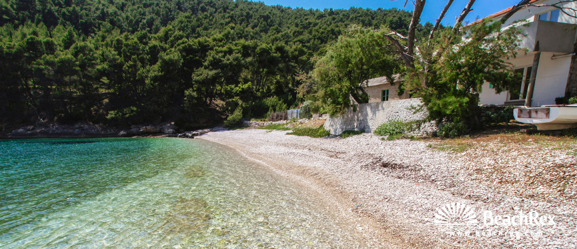 Hrvatska - Dalmacija  Split - Otok Hvar -  Bogomolje - Plaža Kozja