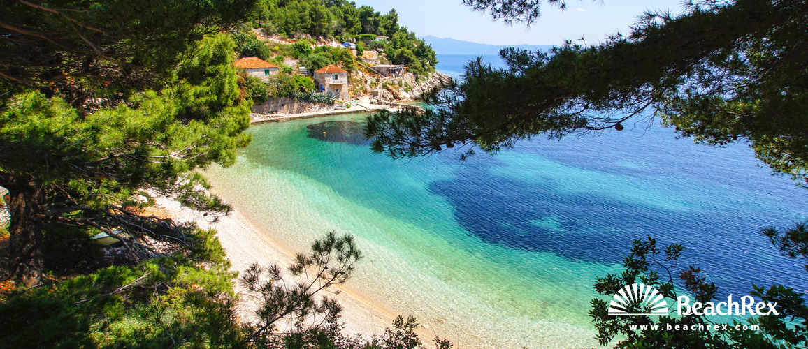 Croatia - Dalmatia  Split - Island Hvar -  Gdinj - Beach Veprinova