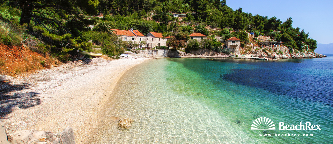 Croatia - Dalmatia  Split - Island Hvar -  Gdinj - Beach Veprinova