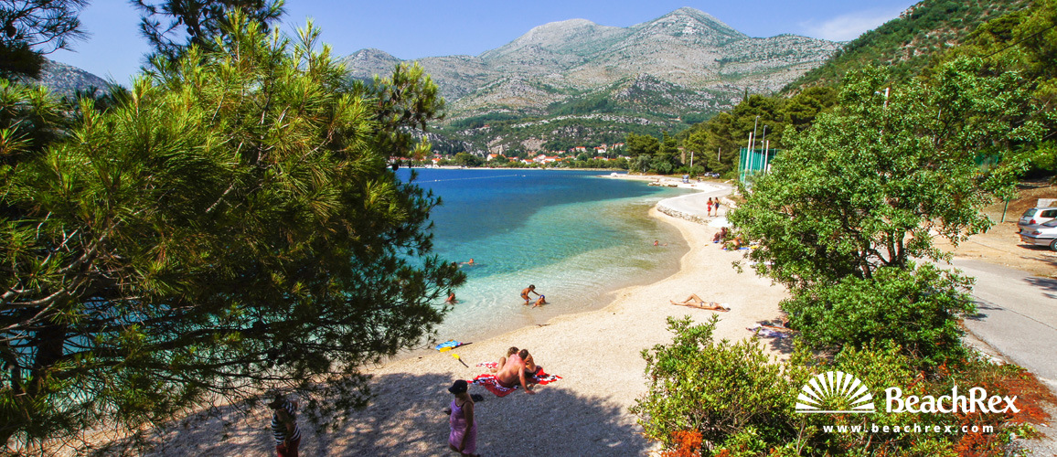 Croatia - Dalmatia  Dubrovnik -  Slano - Beach Karmelska