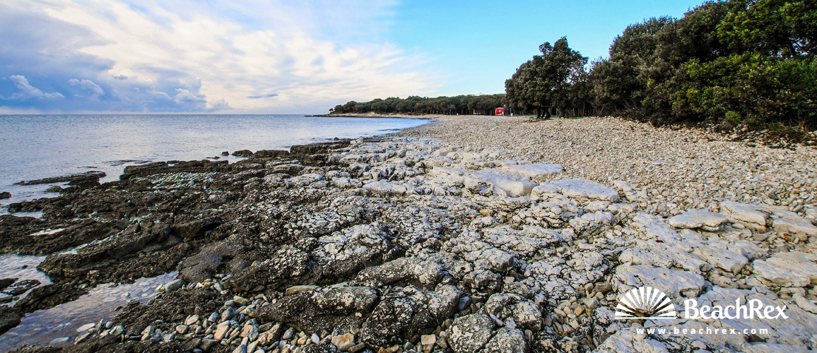 Croatie - Istra -  Barbariga - Plage Barbariga