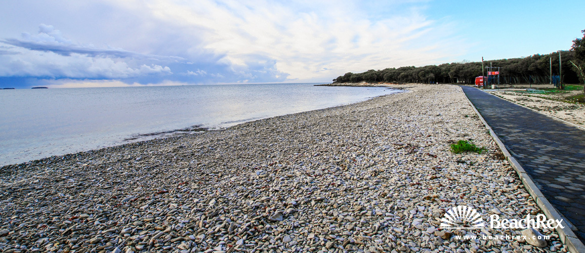 Croatie - Istra -  Barbariga - Plage Barbariga