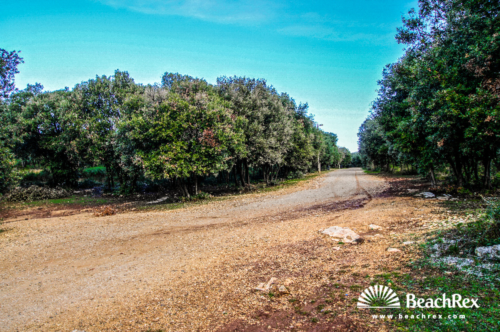 Croatie - Istra -  Barbariga - Plage Barbariga