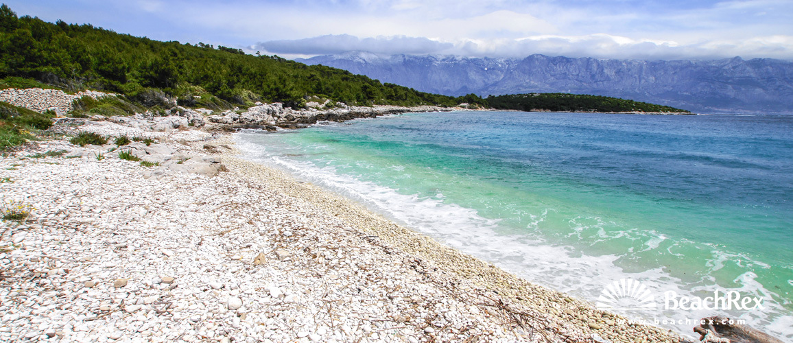 Croatia - Dalmatia  Split - Island Brač -  Sumartin - Beach Puntica