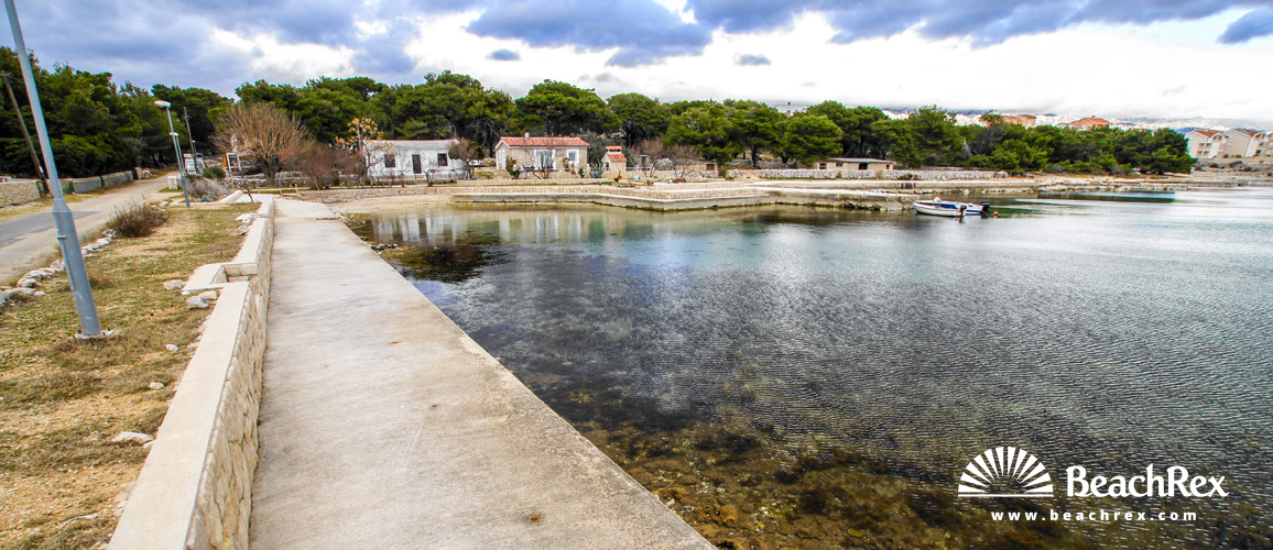 Croatia - Dalmatia  Zadar - Island Pag -  Košljun - Beach Mirela