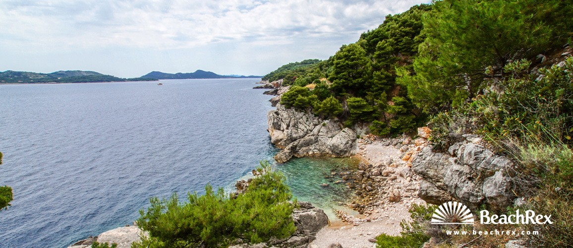 Croatia - Dalmatia  Dubrovnik -  Zaton - Beach Gof
