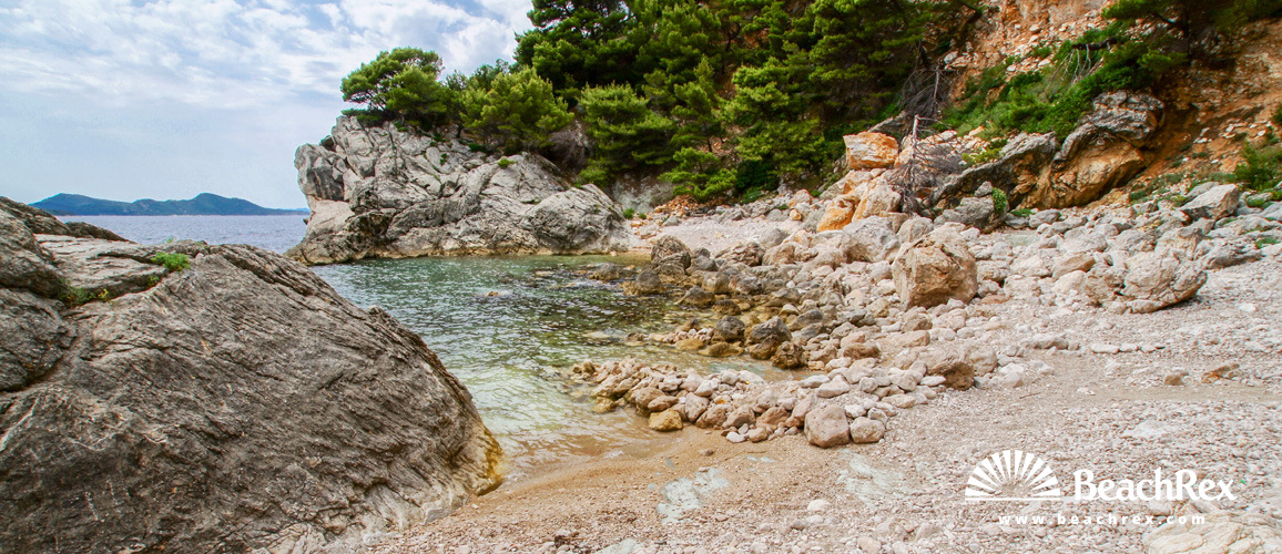 Croatia - Dalmatia  Dubrovnik -  Zaton - Beach Gof