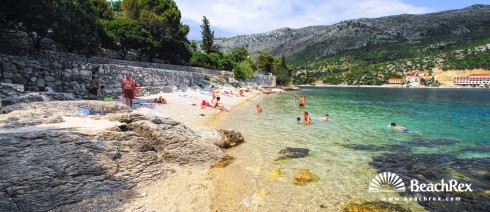 Croatia - Dalmatia  Dubrovnik -  Zaton - Beach Zaton Veliki
